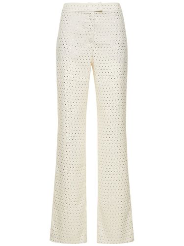 Gladys Embellished Straight Pants - THE ANDAMANE - Modalova