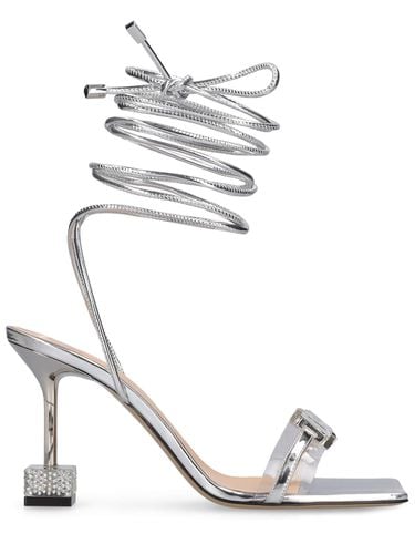 Mm Crystal Leather & Pvc Sandals - MACH & MACH - Modalova