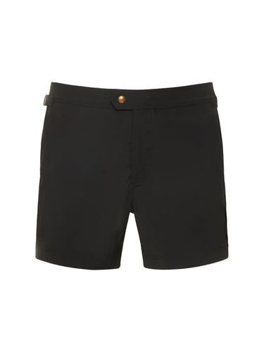 Compact Poplin Swim Shorts - TOM FORD - Modalova