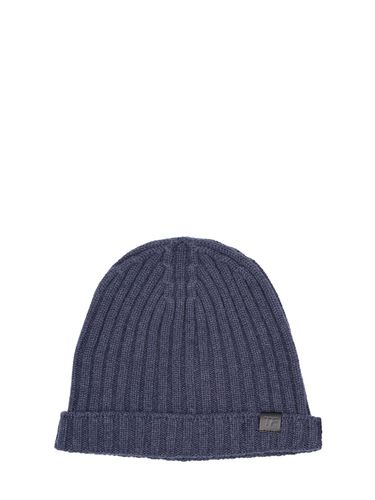 Cashmere Ribbed Beanie Hat - TOM FORD - Modalova