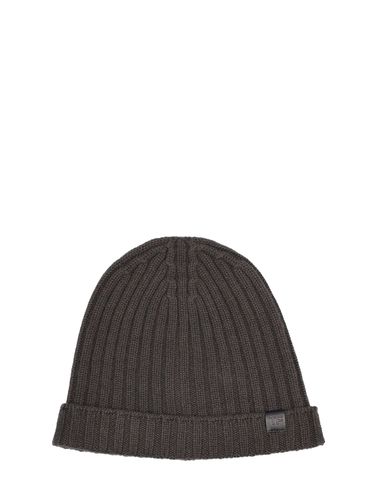 Cappello Beanie In Cashmere A Costine - TOM FORD - Modalova