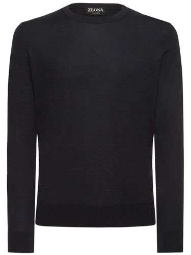 Cashmere & Silk Light Knit Sweater - ZEGNA - Modalova