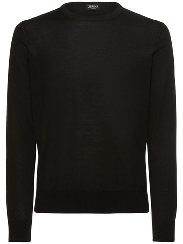 Cashmere & Silk Light Knit Sweater - ZEGNA - Modalova