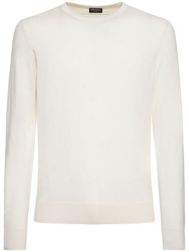 Cashmere & Silk Light Knit Sweater - ZEGNA - Modalova