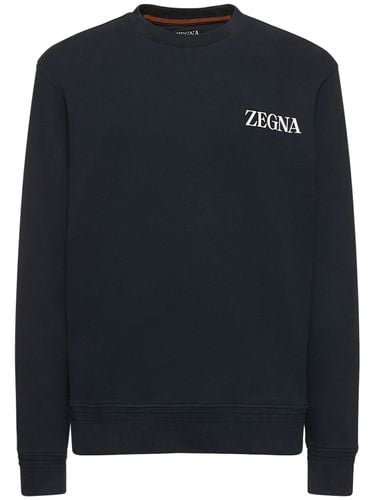 Sudadera De Felpa De Algodón - ZEGNA - Modalova