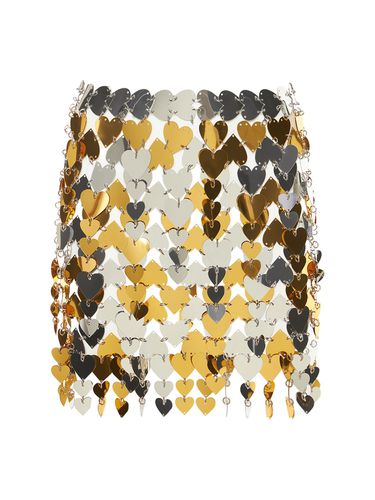 Heart Shaped Sequins Mini Skirt - RABANNE - Modalova