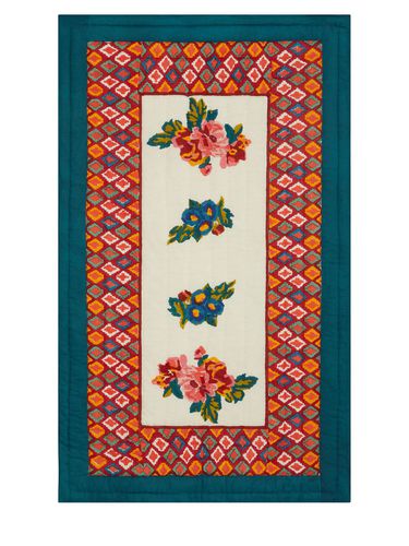 Lisa Bouquet Cream Junior Quilt - LISA CORTI - Modalova