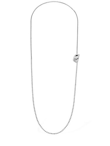 Stone 18kt Gold & Diamond Long Necklace - EÉRA - Modalova