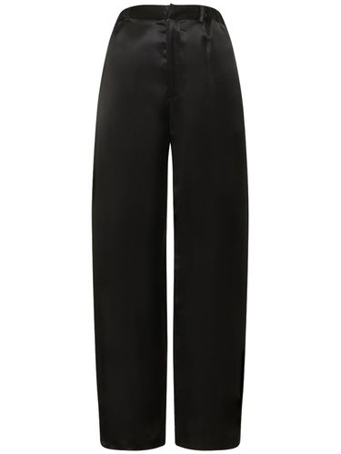 Chloe Cupro Satin Wide Pants - DEVEAUX - Modalova