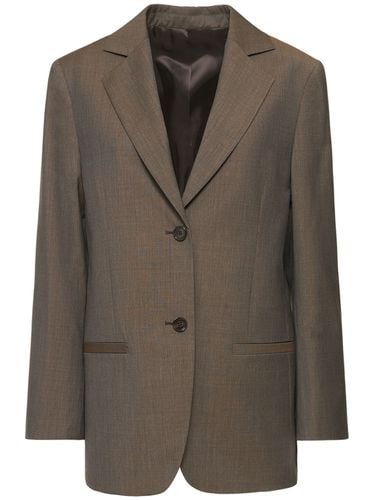 Longline Wool Blazer - TOTEME - Modalova