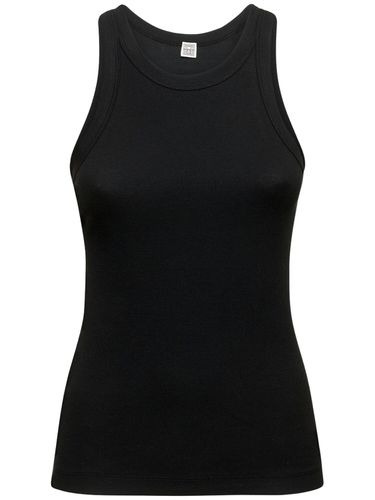 Fine Curved Organic Cotton Tank Top - TOTEME - Modalova