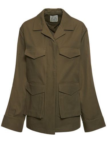 Cotton Army Jacket - TOTEME - Modalova