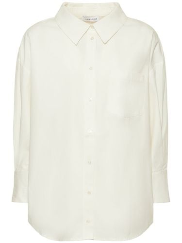 Mika Cotton Poplin Shirt - ANINE BING - Modalova