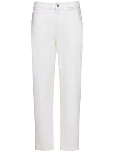 Denim Mid Rise Straight Jeans - BRUNELLO CUCINELLI - Modalova