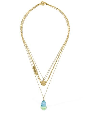 Famiglia Multi Wire Necklace W/ Charm - PANCONESI - Modalova