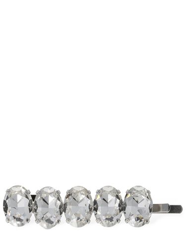 Crystal Small Oval Hair Clip - ALESSANDRA RICH - Modalova