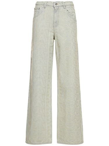 Monogram Denim Pants - MARC JACOBS - Modalova