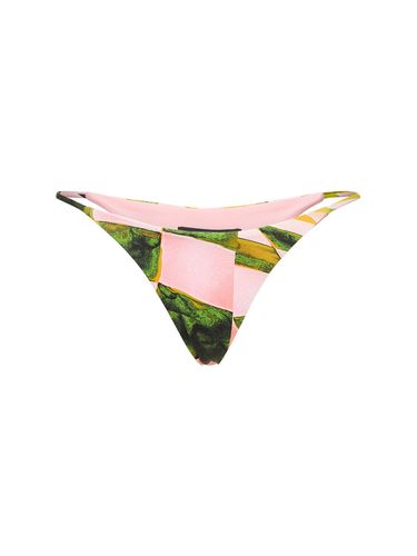 Mini Ring Printed Bikini Bottom - LOUISA BALLOU - Modalova