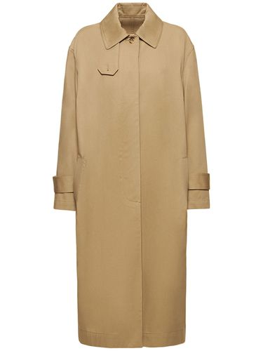 Cappotto Oversize In Gabardina Di Cotone - TOTEME - Modalova