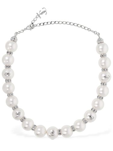 Choker Con Cristalli E Perle D’imitazione - JIMMY CHOO - Modalova