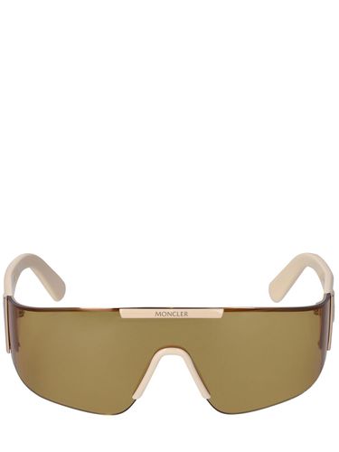 Ombrate Mask Metal Sunglasses - MONCLER - Modalova