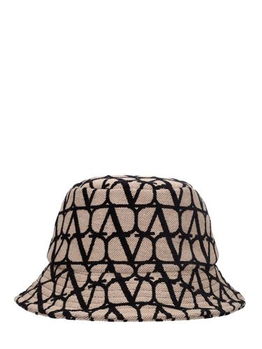 Vlogo Monogram Bucket Hat - VALENTINO GARAVANI - Modalova