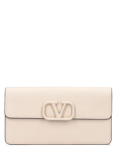 Vlogo Leather Wallet W/chain - VALENTINO GARAVANI - Modalova