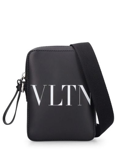 Vltn Small Leather Crossbody Bag - VALENTINO GARAVANI - Modalova