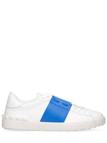 Valentino Open Leather Sneakers - VALENTINO GARAVANI - Modalova