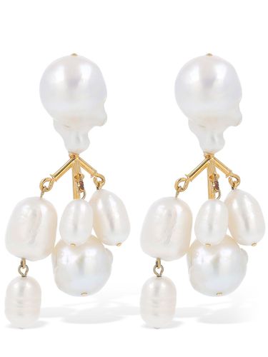 Orchid 1 Pearl Pendant Earrings - JIL SANDER - Modalova