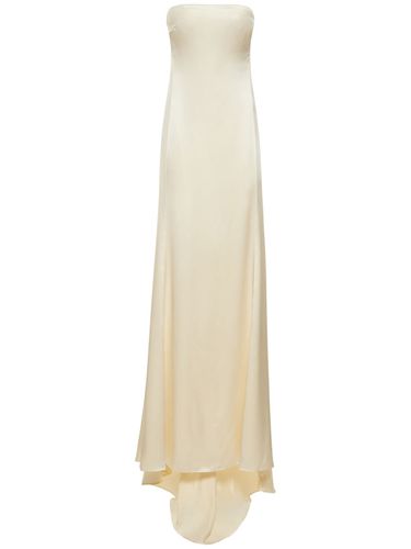 Esmee Silk Strapless Gown - NILI LOTAN - Modalova