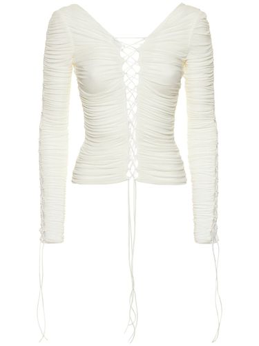 The Knit Viscose Top - INTERIOR - Modalova