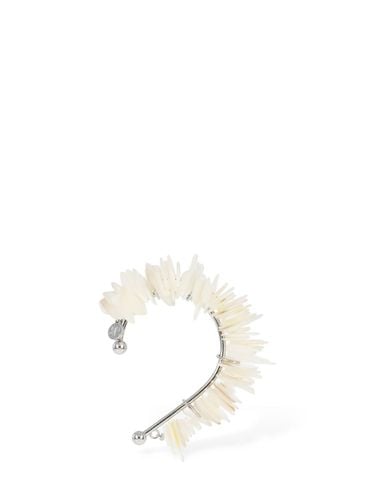 Coral Mother Of Pearl Mono Ear Cuff - COURREGES - Modalova