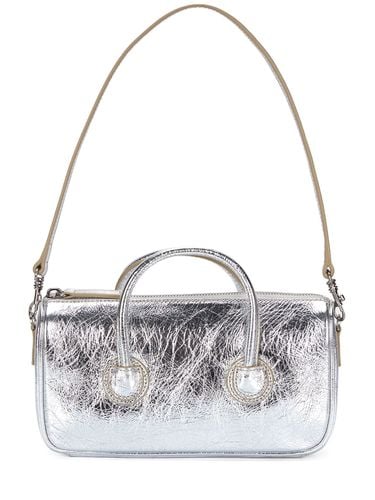 Small Zipper Metallic Leather Bag - MARGE SHERWOOD - Modalova