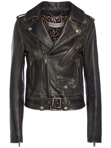 Golden Chiodo Bull Leather Jacket - GOLDEN GOOSE - Modalova