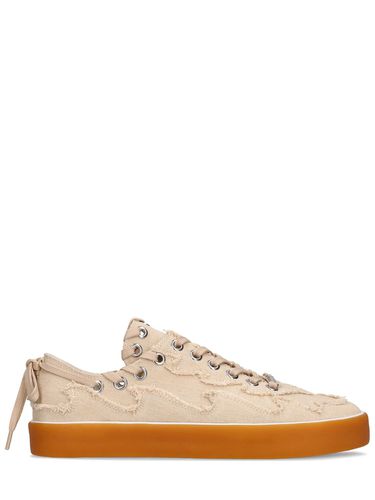 Destroyed Canvas Low-top Sneakers - BLUEMARBLE - Modalova