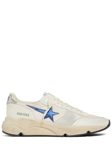 Running Sole Leather Blend Sneakers - GOLDEN GOOSE - Modalova