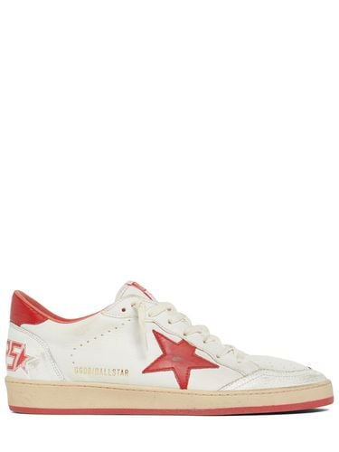 Mm Sneakers Aus Nappaleder Und Nylon „ball Star“ - GOLDEN GOOSE - Modalova