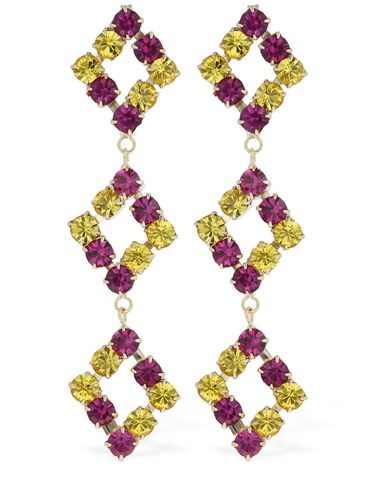 Sophia Crystal Drop Earrings - ROSANTICA - Modalova