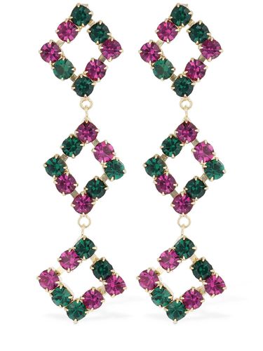 Sophia Crystal Drop Earrings - ROSANTICA - Modalova