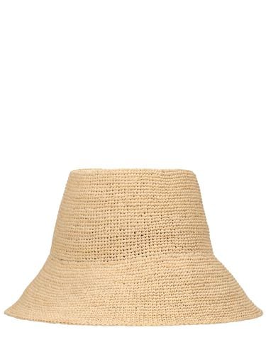 Felix Straw Bucket Hat - JANESSA LEONE - Modalova