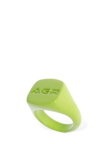 X Hatton Labs Safety Signet Ring - AGR - Modalova