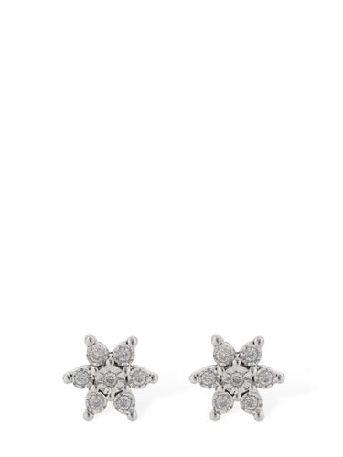 Pendientes De Oro 18kt Y Diamantes - BLISS - Modalova