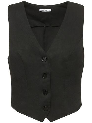 Devin Twill Vest - REFORMATION - Modalova