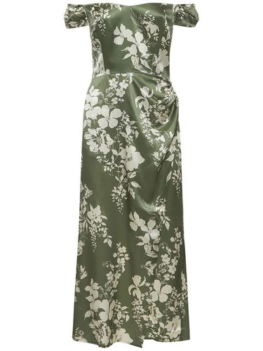 Genesis Printed Silk Satin Midi Dress - REFORMATION - Modalova