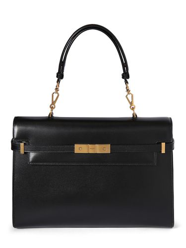 Manhattan Leather Top Handle Bag - SAINT LAURENT - Modalova