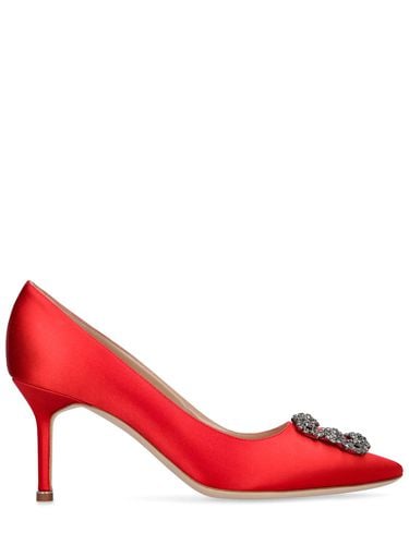 Mm Hangisi Satin Pumps - MANOLO BLAHNIK - Modalova