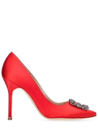 Mm Hangisi Satin Pumps - MANOLO BLAHNIK - Modalova