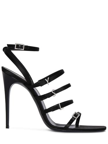 Mm Jerry Crepe Satin Sandals - SAINT LAURENT - Modalova