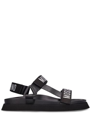 Mm Fussbett Webbing Sandals - MOSCHINO - Modalova